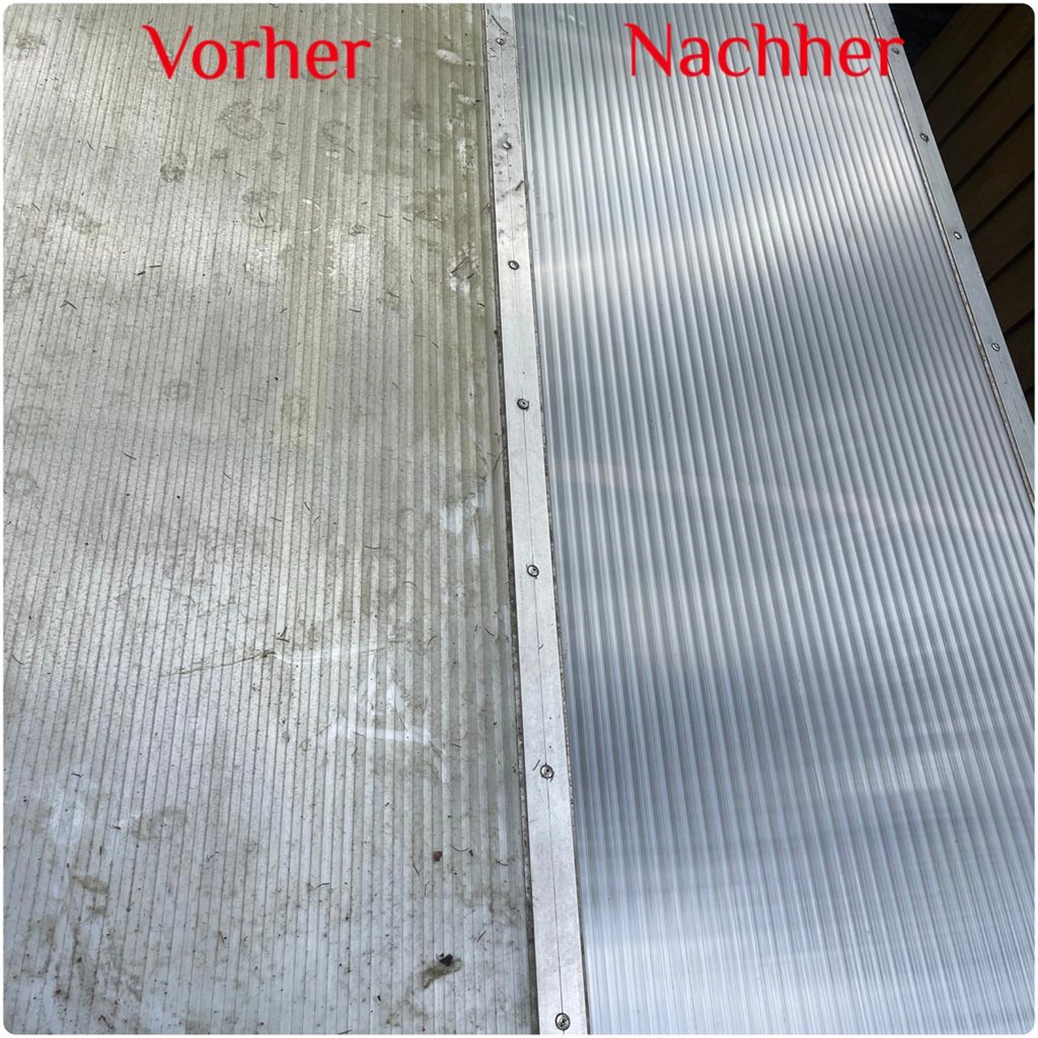 Dragan-Reinigungsservice und mehr, Vorher- und Nachher-Fotos der Dachreinigung