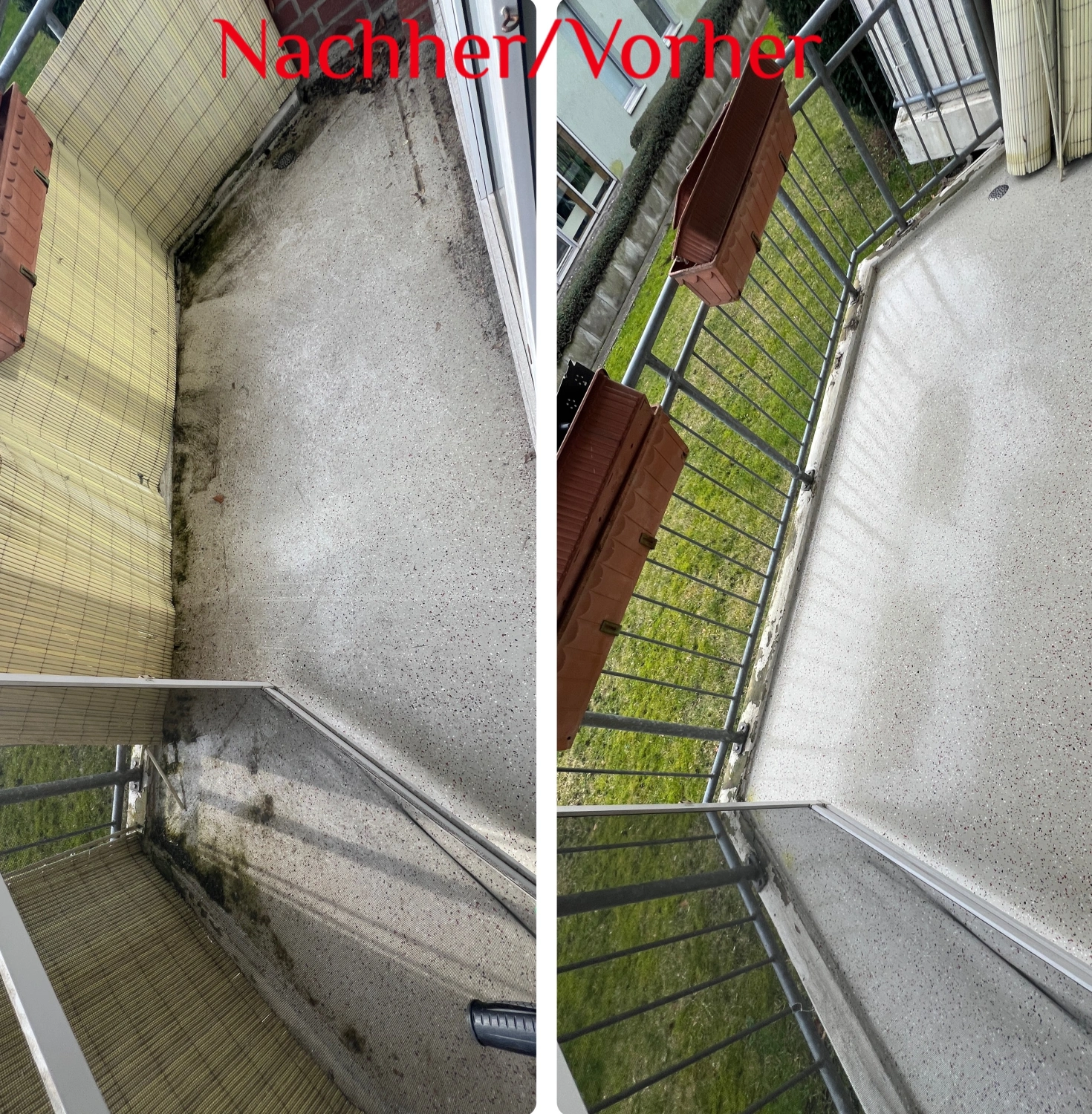 Dragan-Reinigungsservice und mehr, Vorher- und Nachher-Fotos der Fensterglasreinigung
